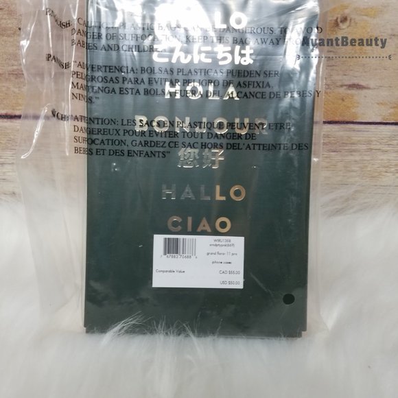 Kate Spade Grand Flora 11 Phone Case Pink Apple - Picture 6 of 7